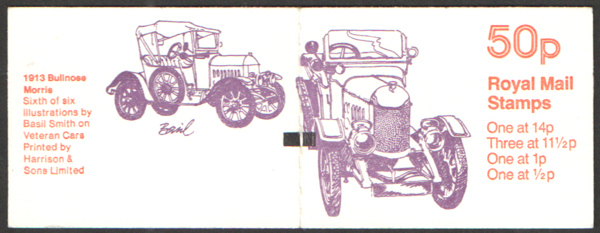 (image for) FB15A / DB9(15) + BMB Perf E1 Bullnose Morris 50p Folded Booklet